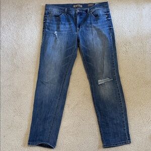 Nine West. Blue Distressed Jeans